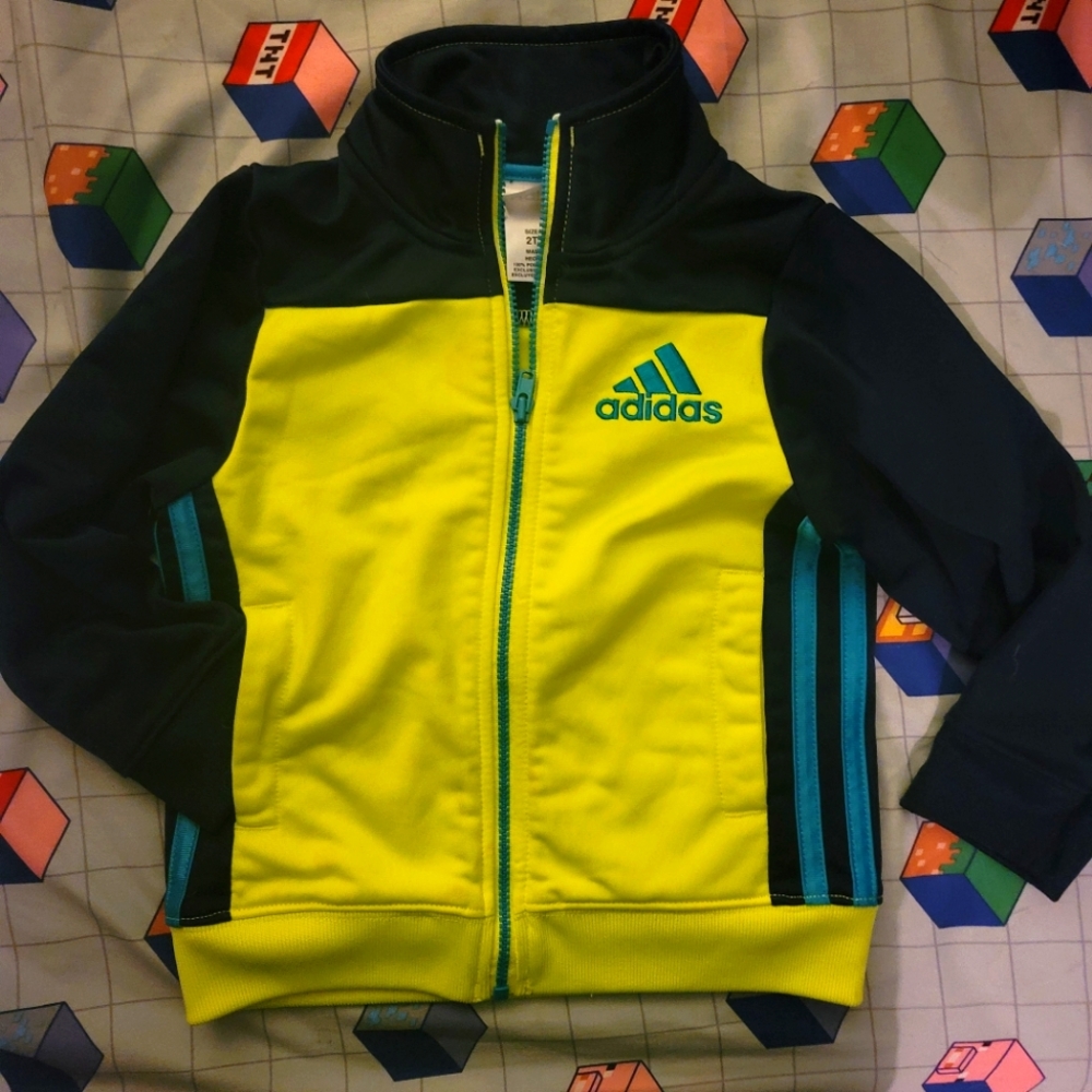 EUC Adidas 2T Zip-up Jacket